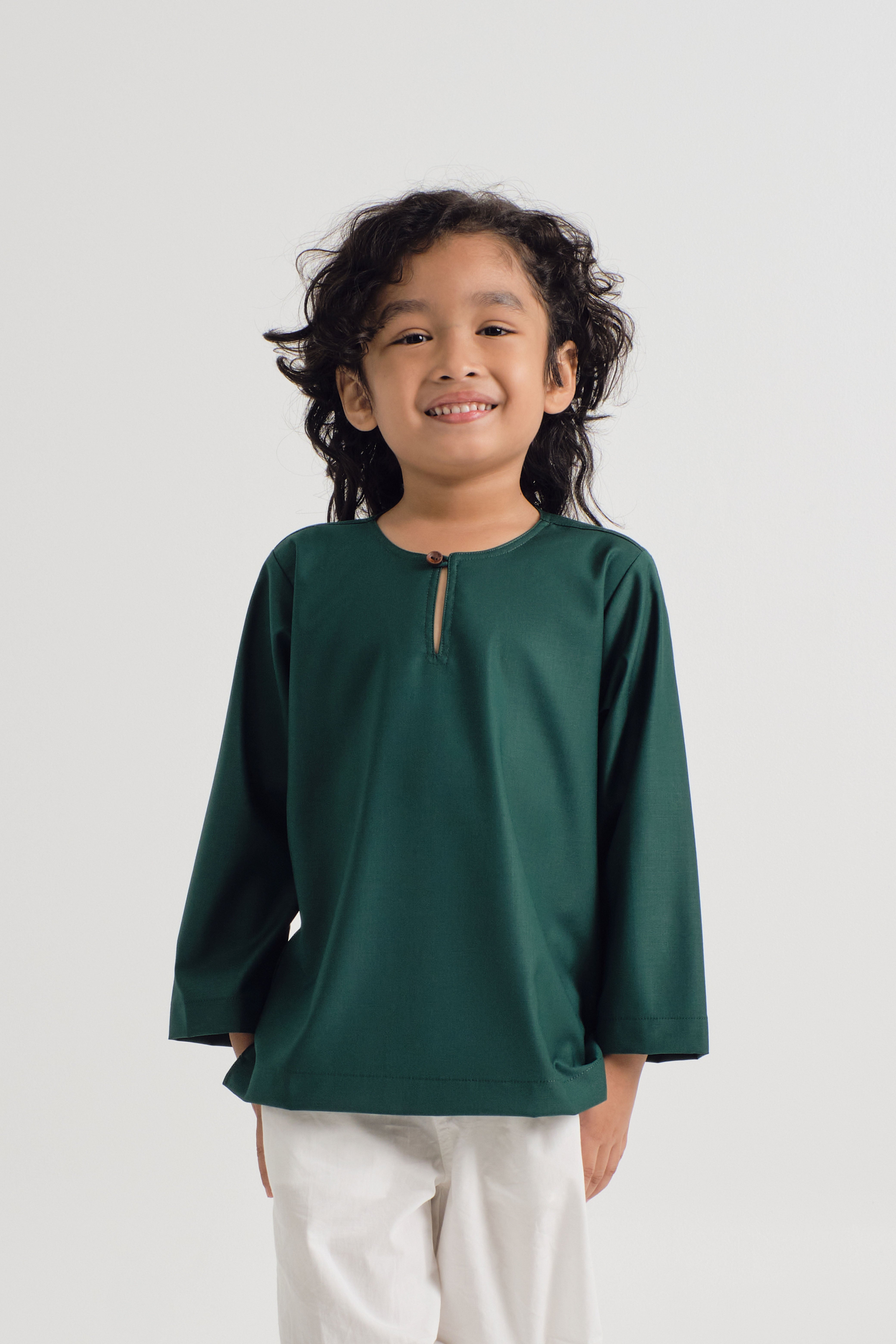 Patawali Boys Top - Emerald Green