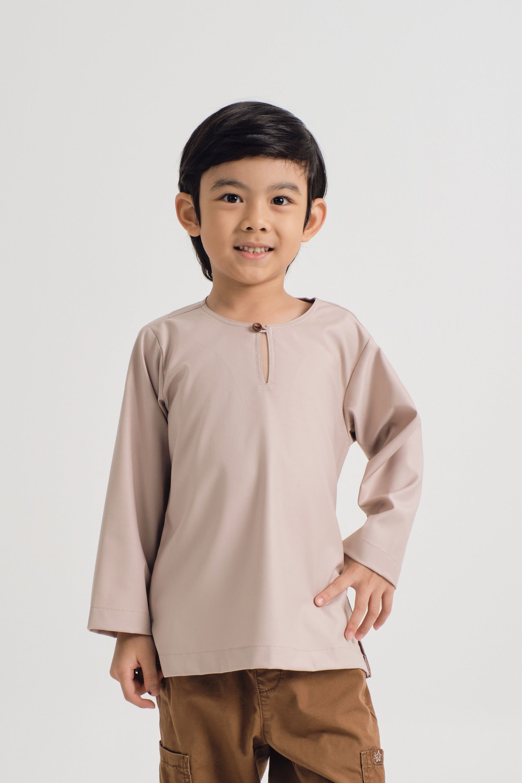 Patawali Boys Top - Warm Beige