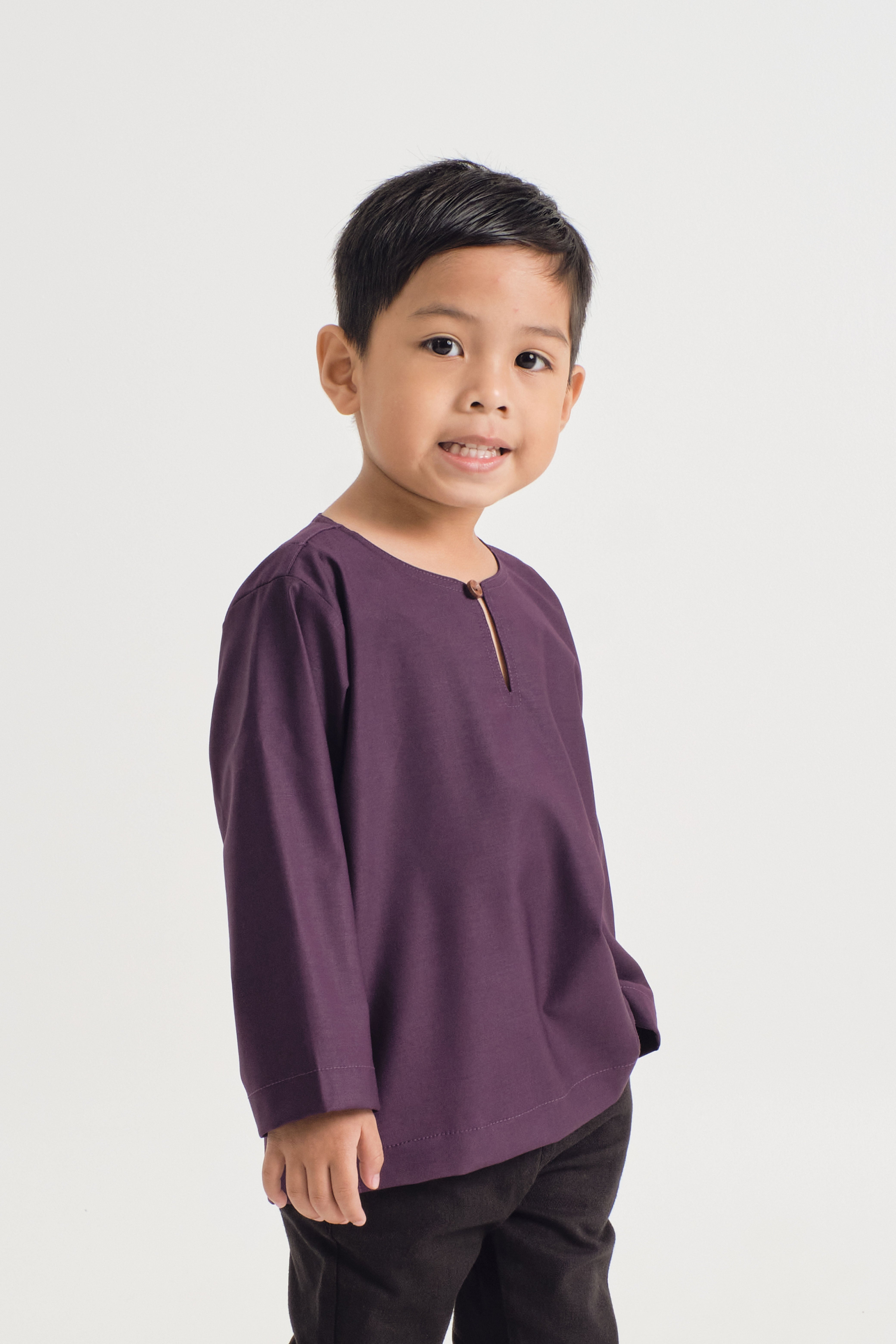 Patawali Boys Top - Dark Purple