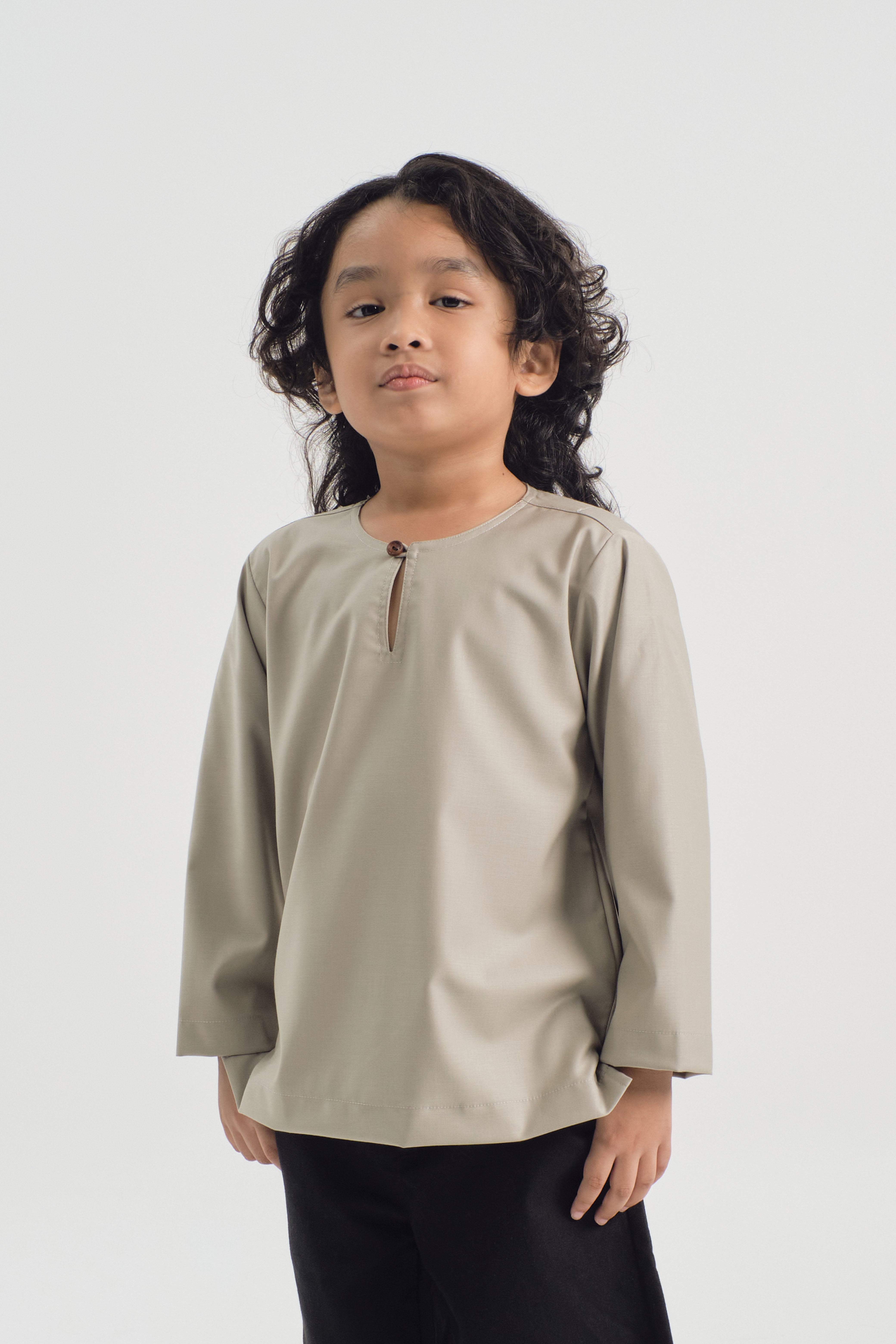 Patawali Boys Top - Light Olive