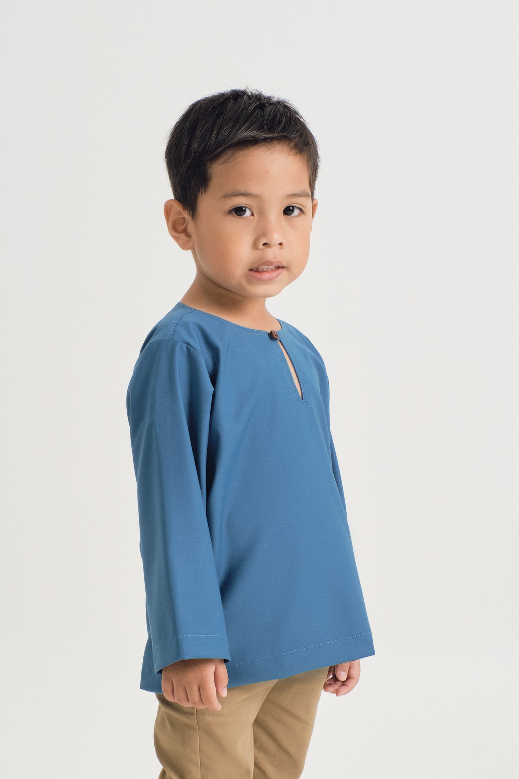 Patawali Boys Top - Ocean Blue