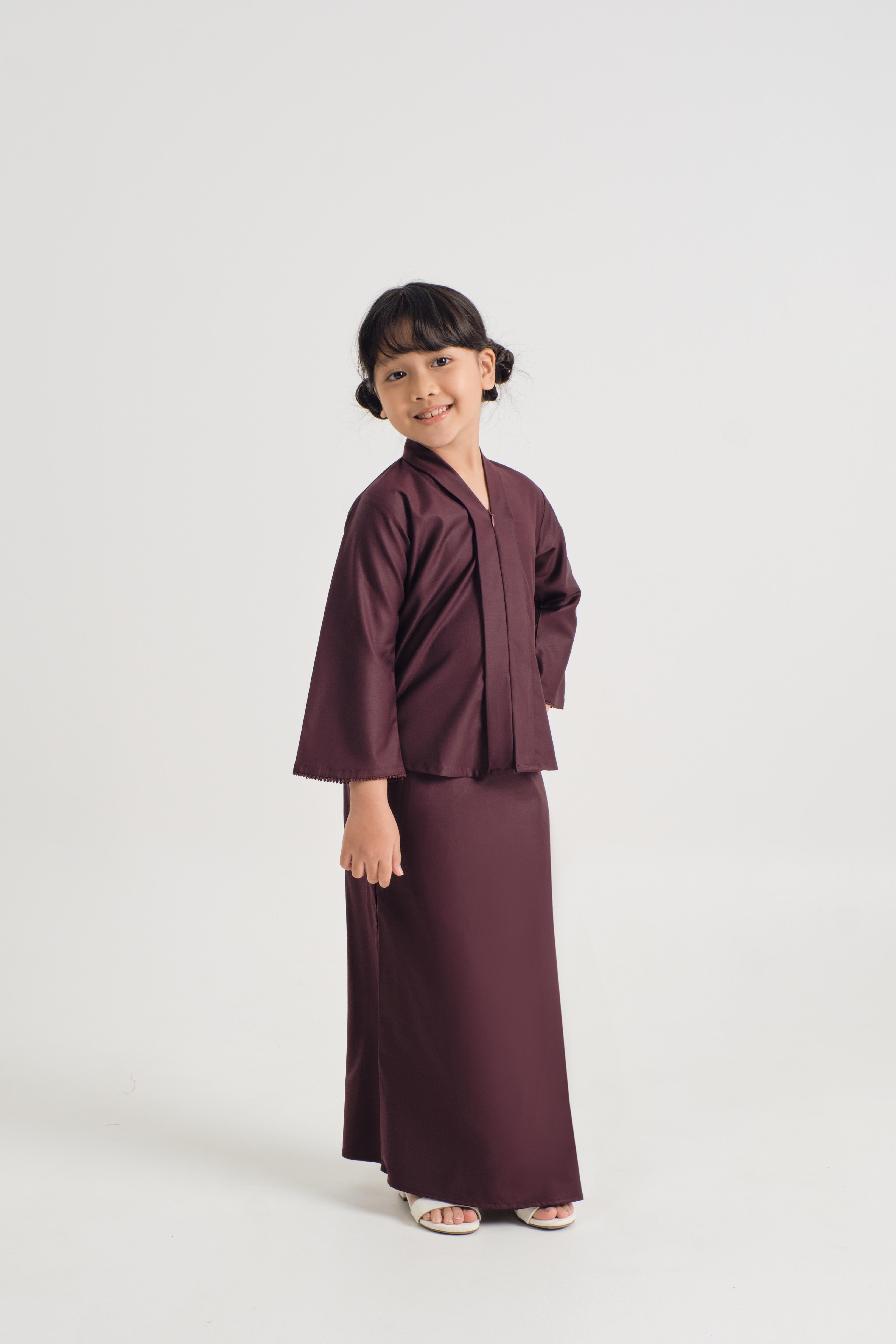 Patawali Girl Kebaya - Plum