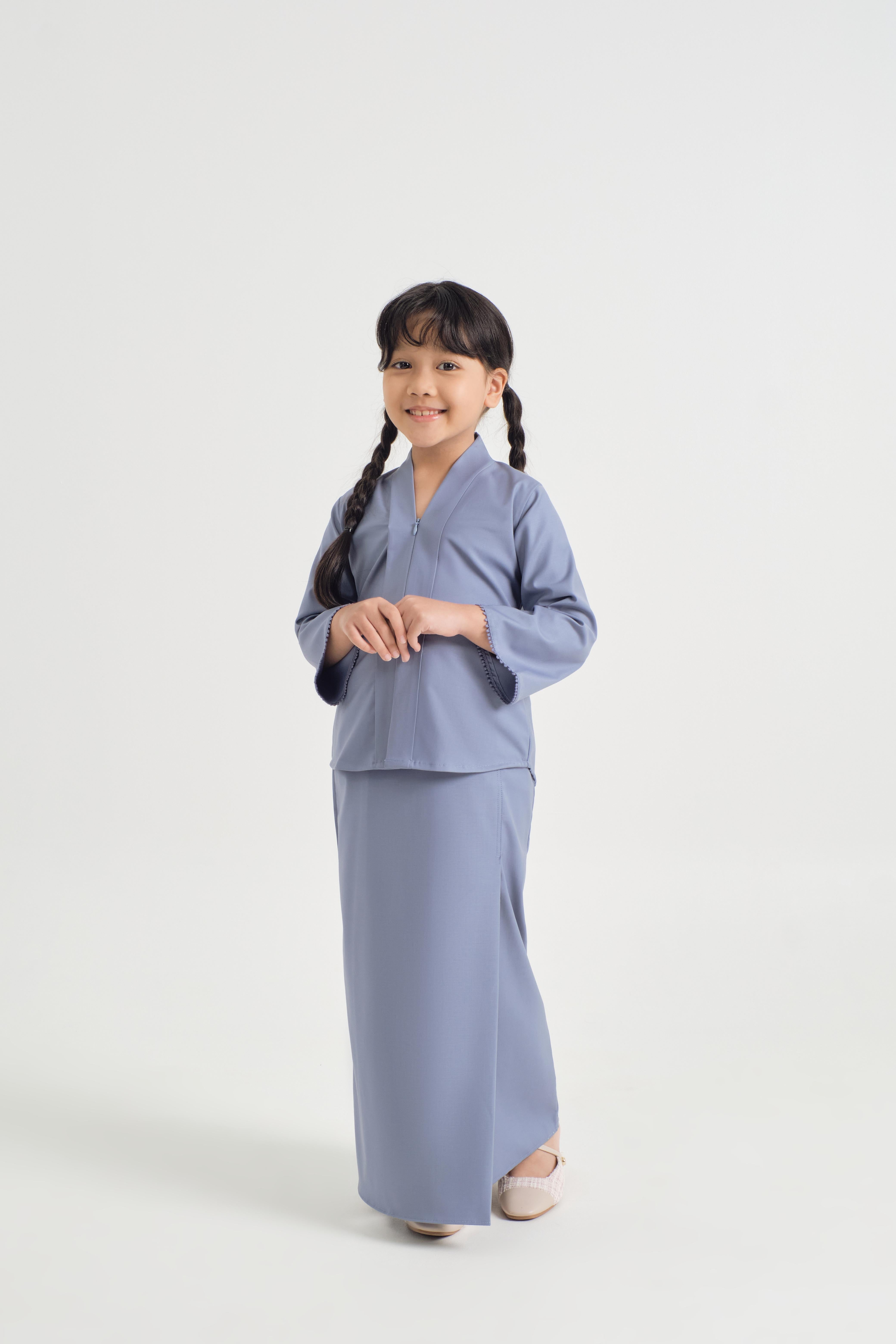 Patawali Girl Kebaya - Stone Blue