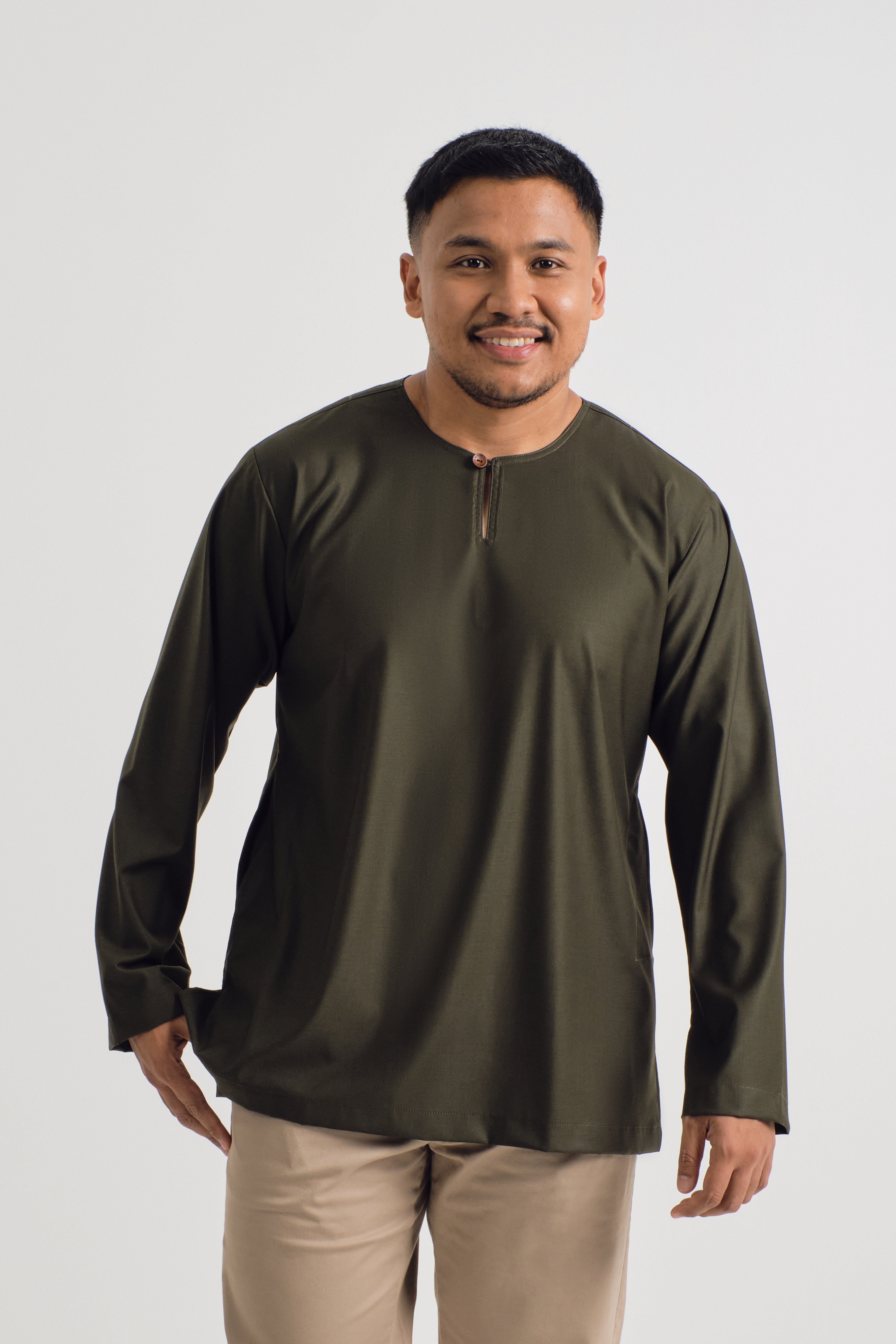 Patawali Top - Dark Army Green