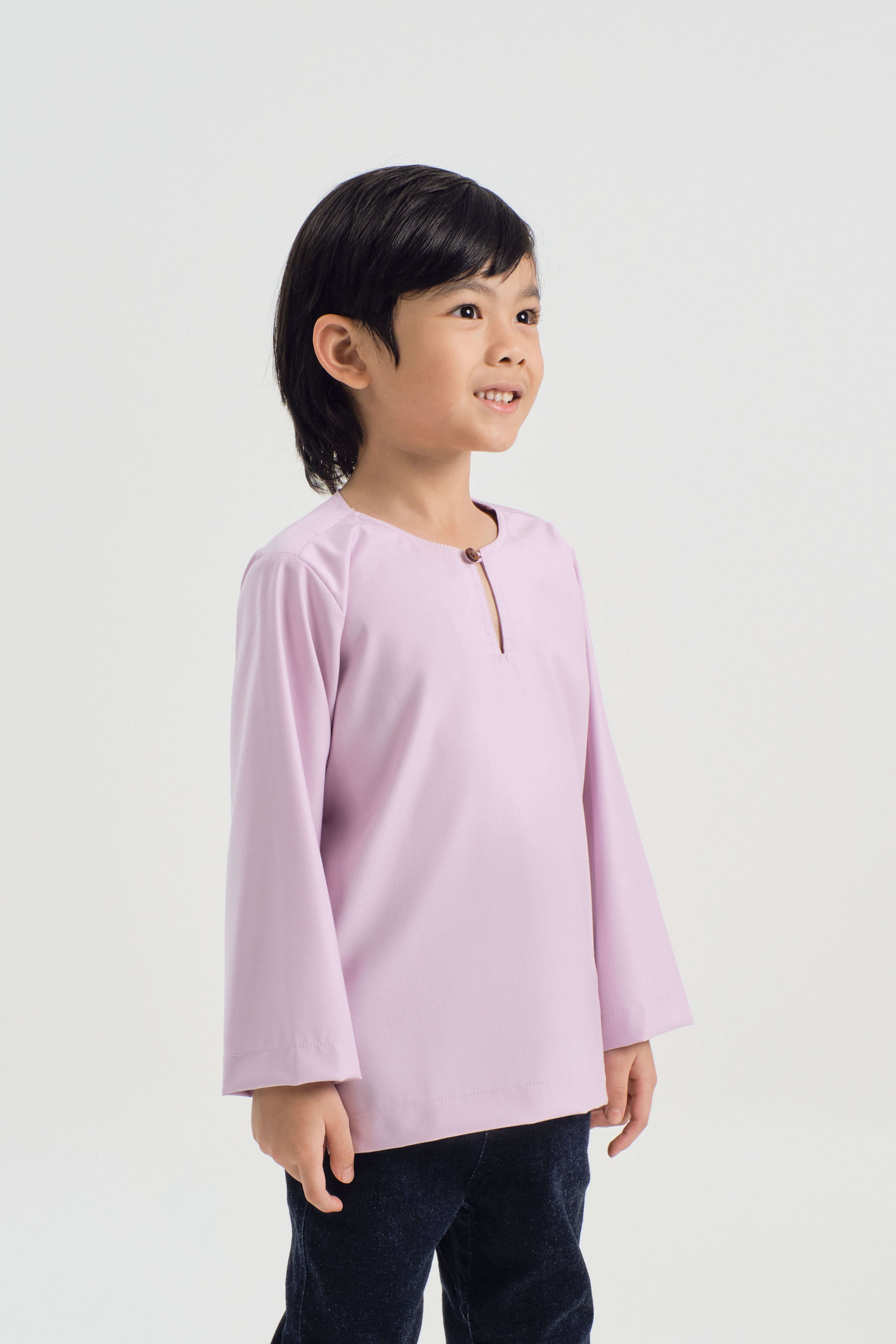 Patawali Boys Top - Thistle Purple