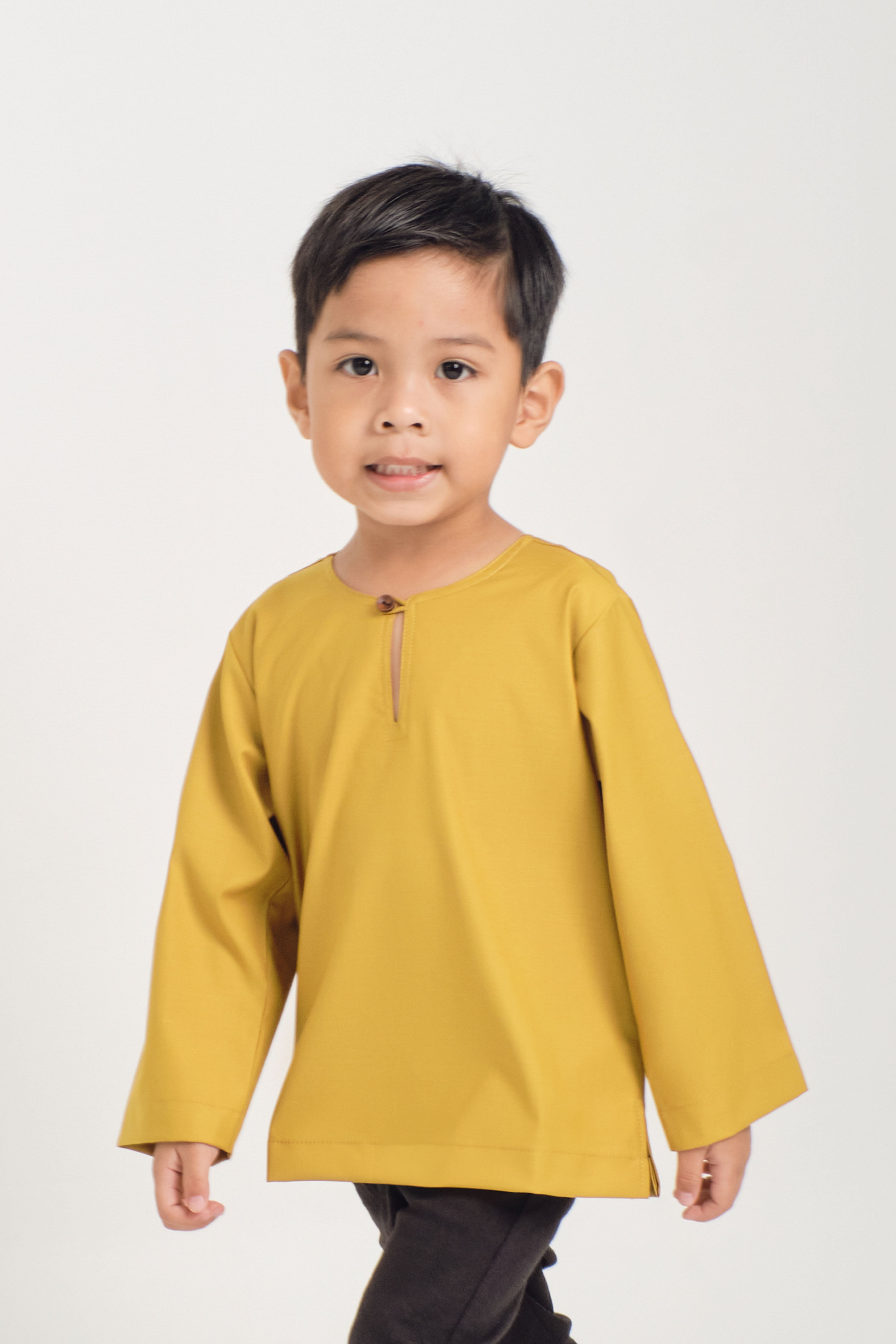 Patawali Boys Top - Mustard Yellow