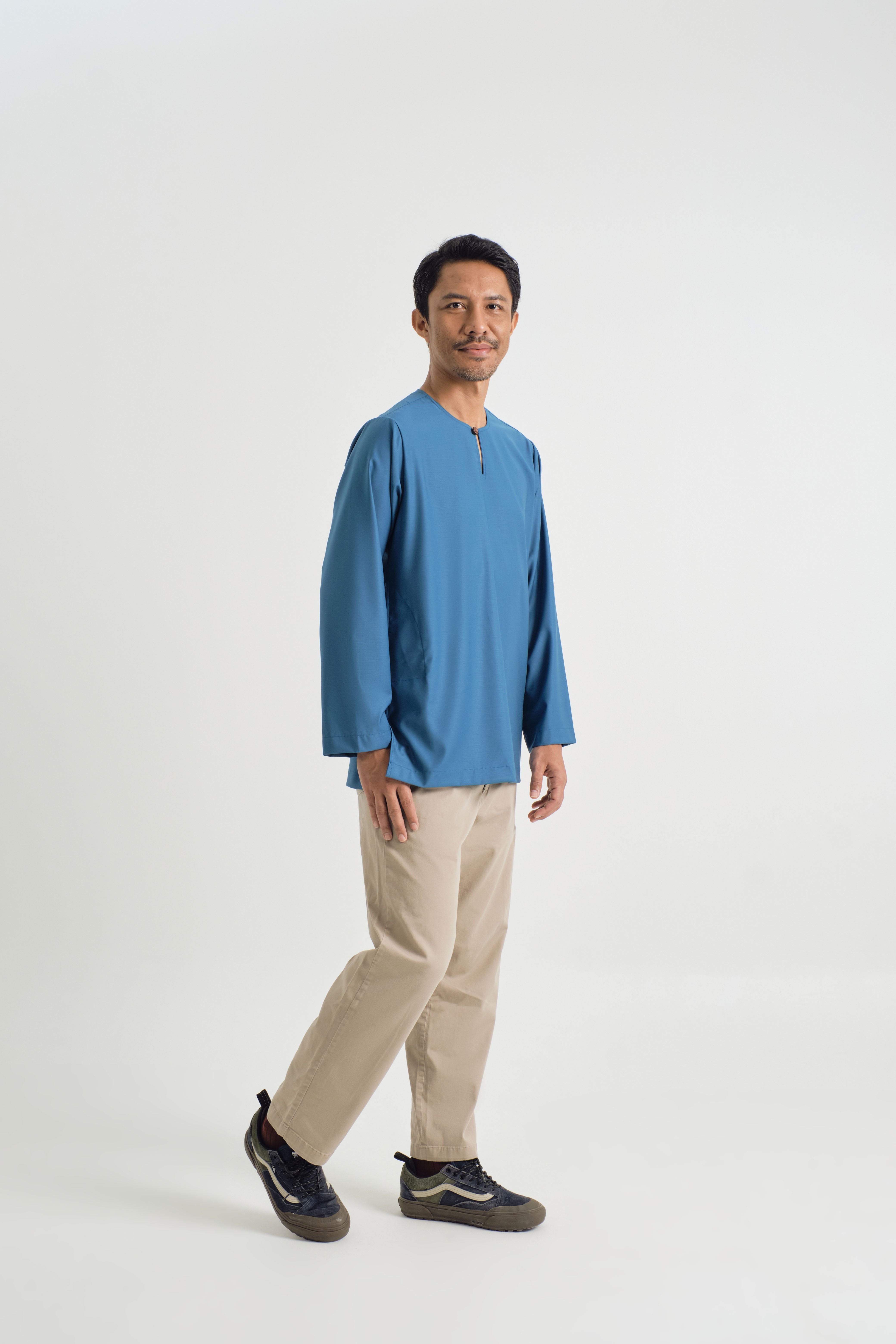 Patawali Top - Ocean Blue