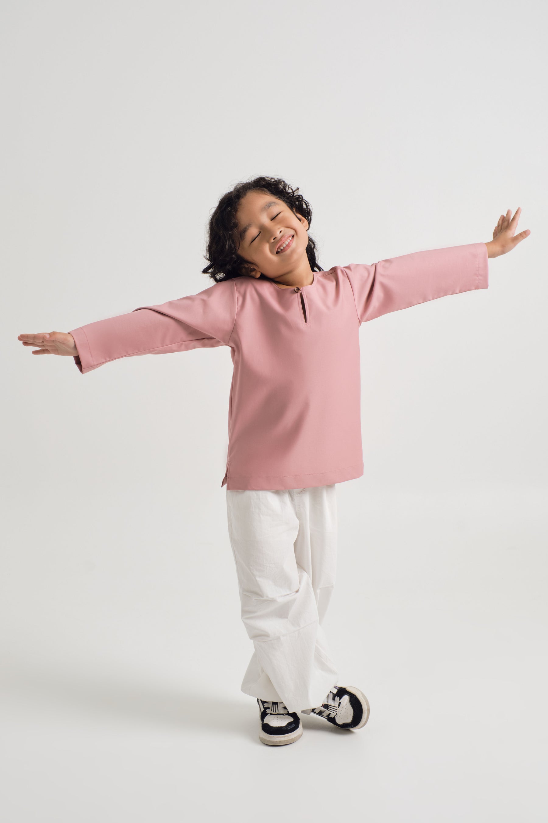 Patawali Boys Top - Dusty Pink