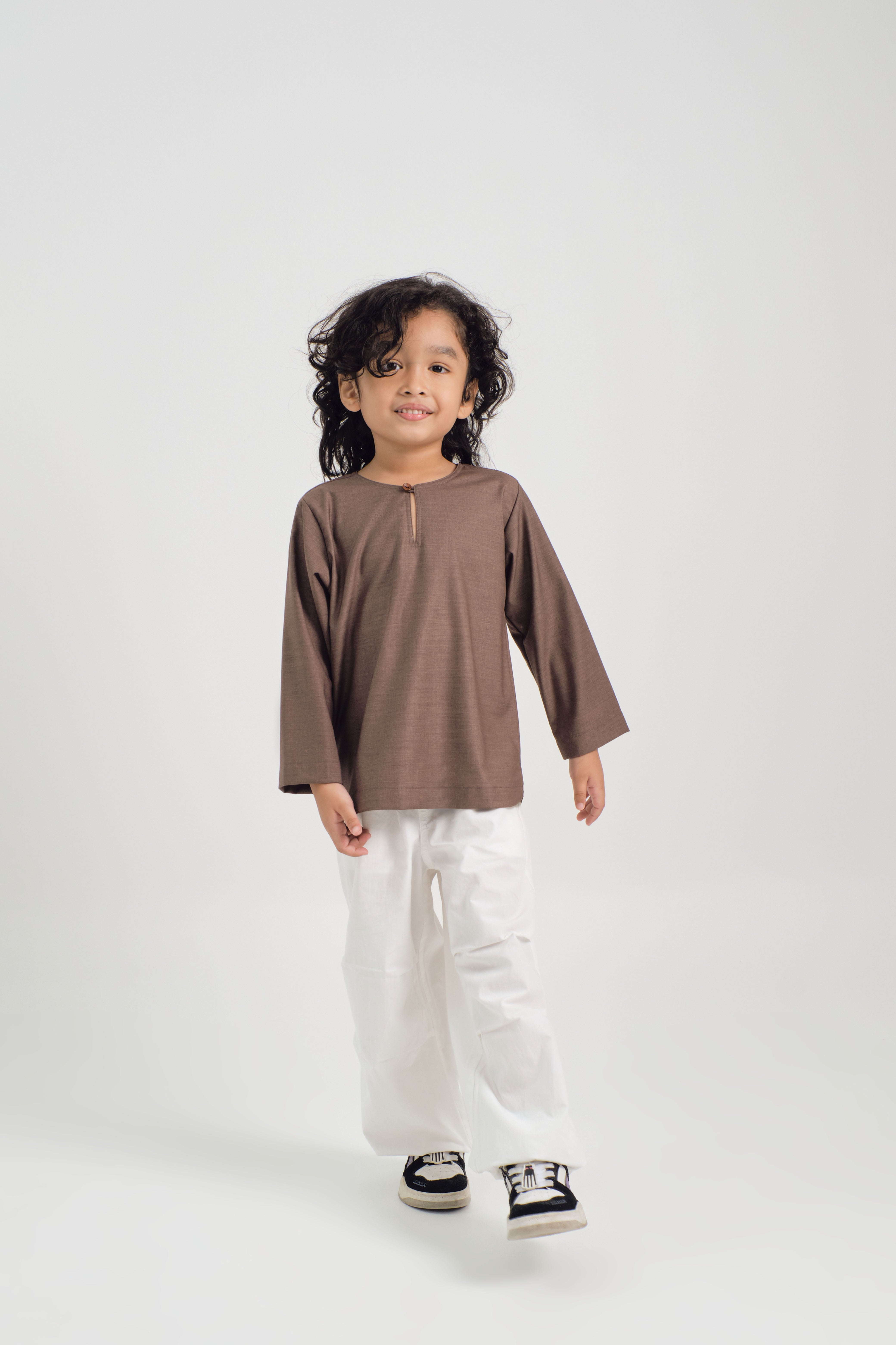 Patawali Boys Top - Espresso