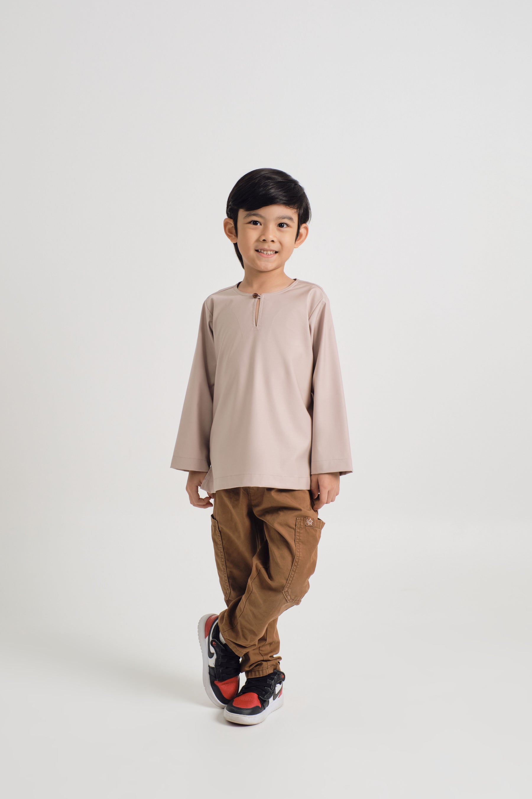 Patawali Boys Top - Warm Beige