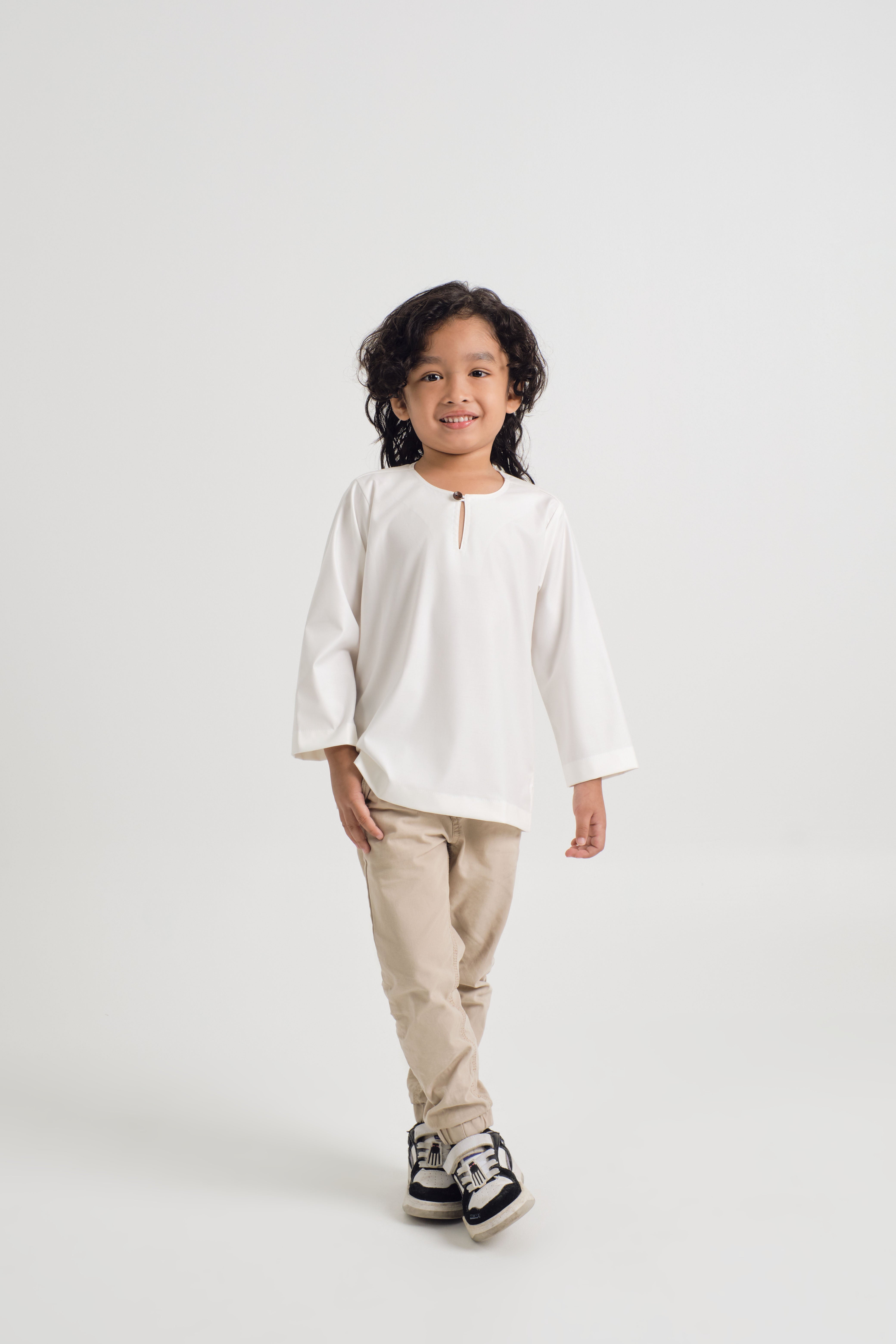Patawali Boys Top - Antique White