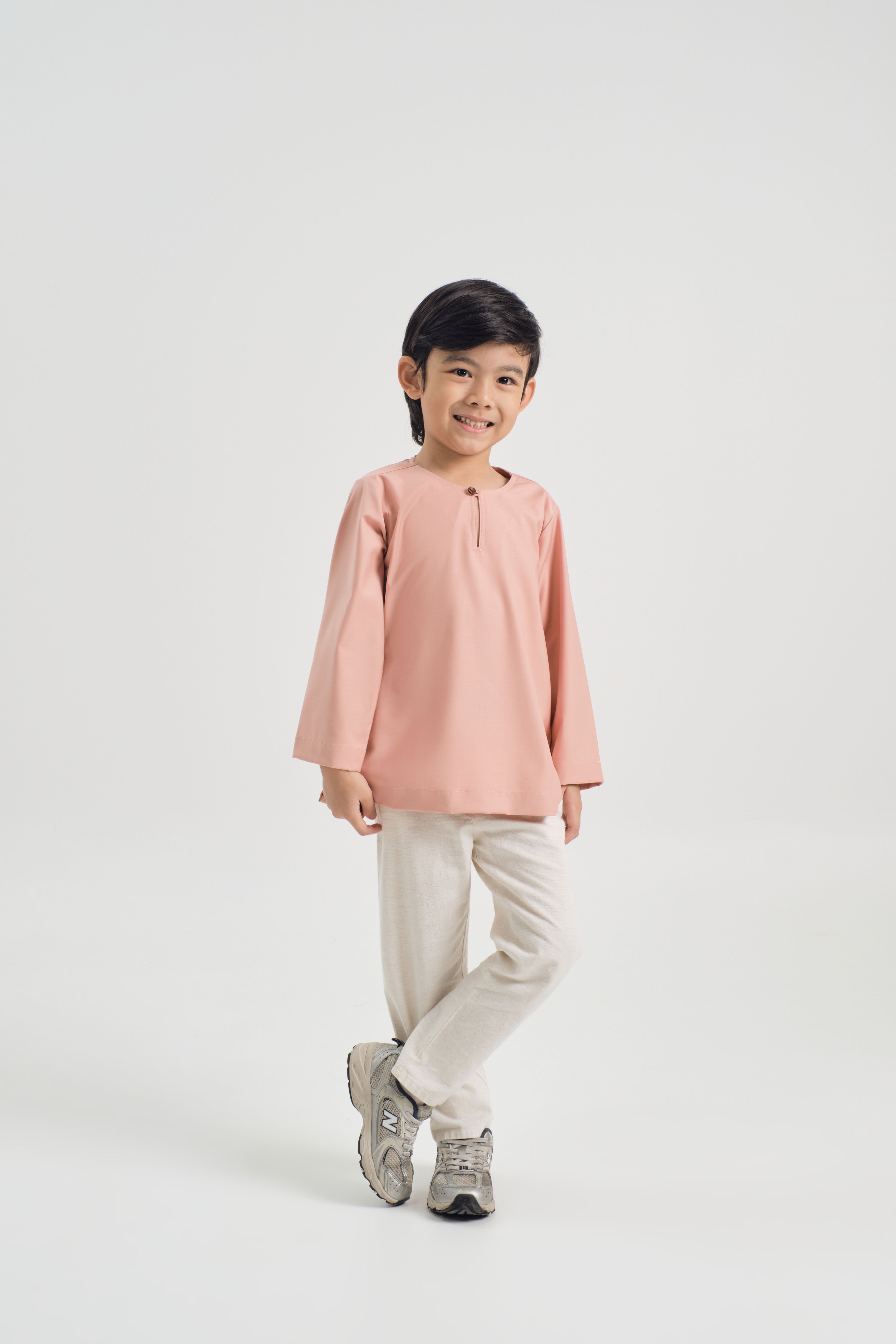 Patawali Boys Top - Coral