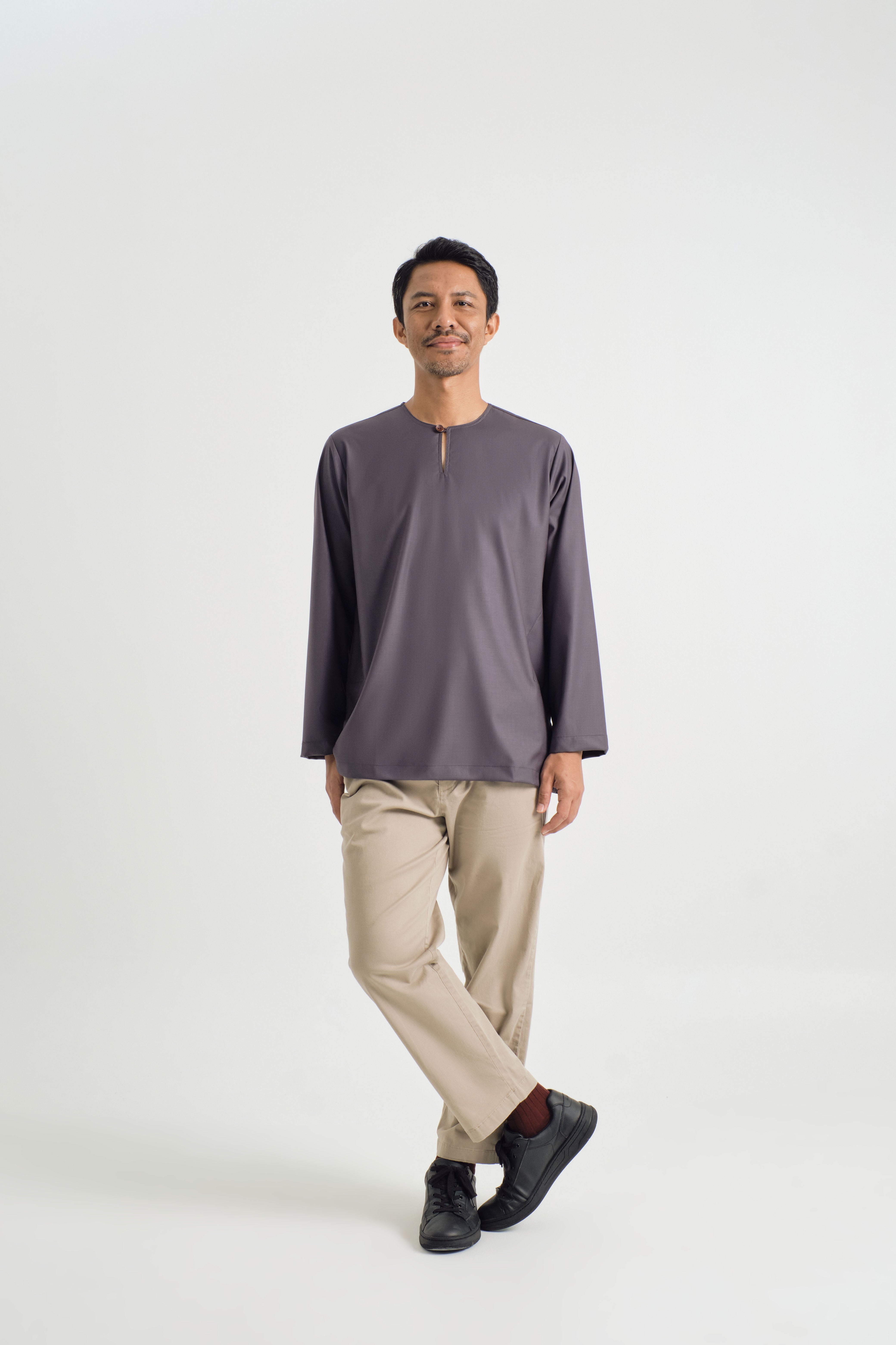 Patawali Top - Lead Grey