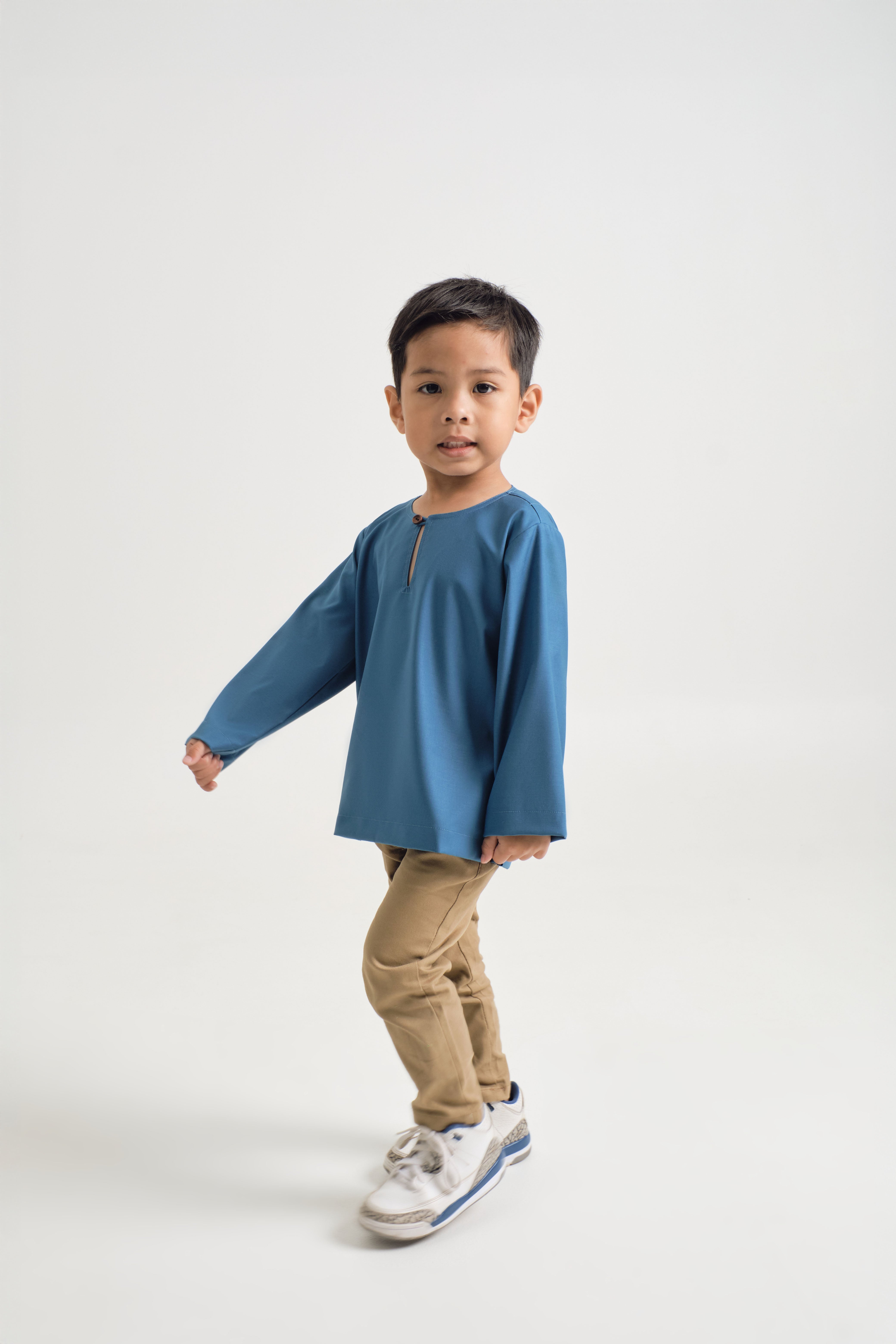 Patawali Boys Top - Ocean Blue