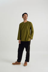 Patawali Top - Olive Green