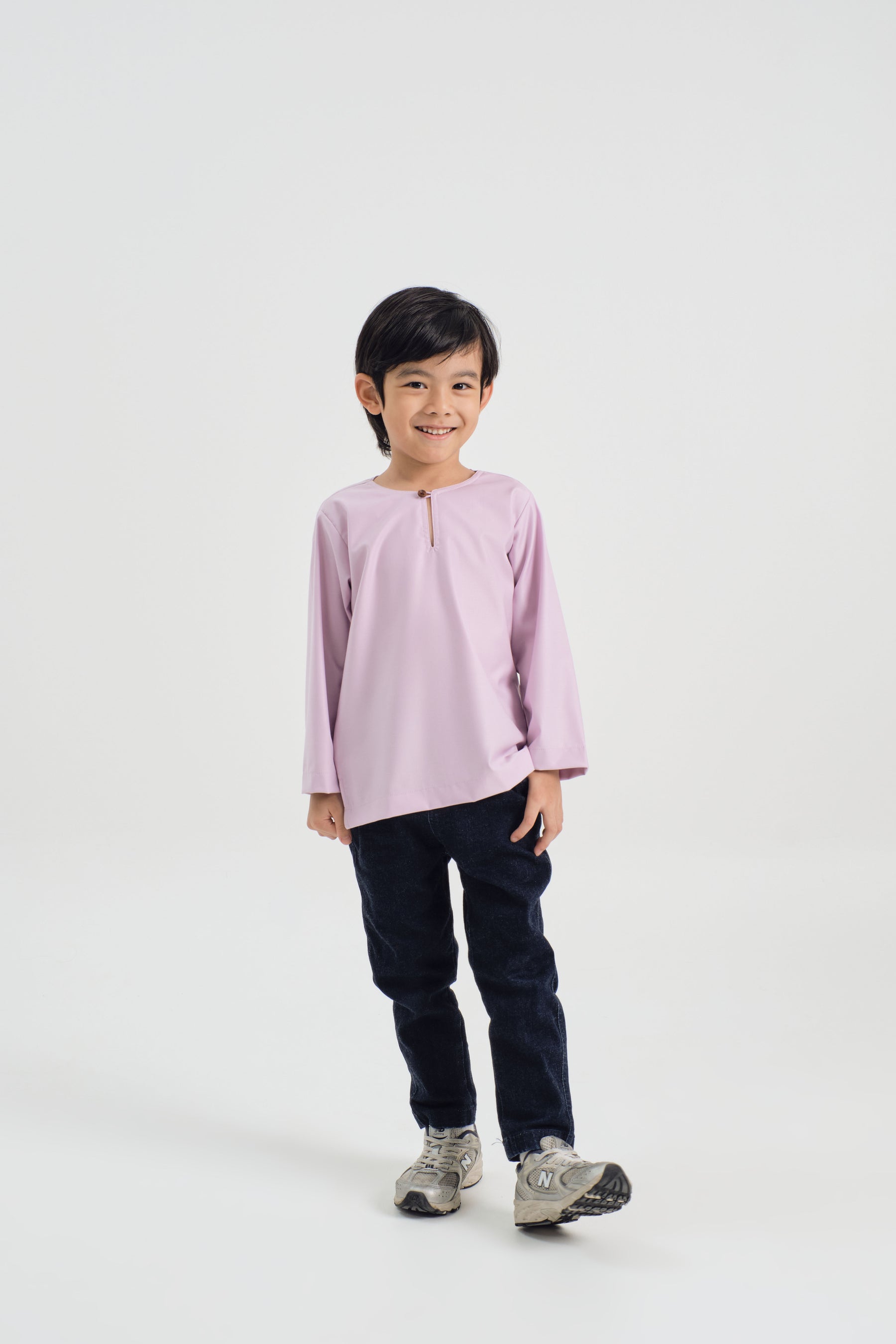 Patawali Boys Top - Thistle Purple