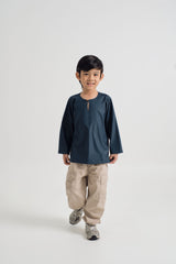 Patawali Boys Top - Peacock Green