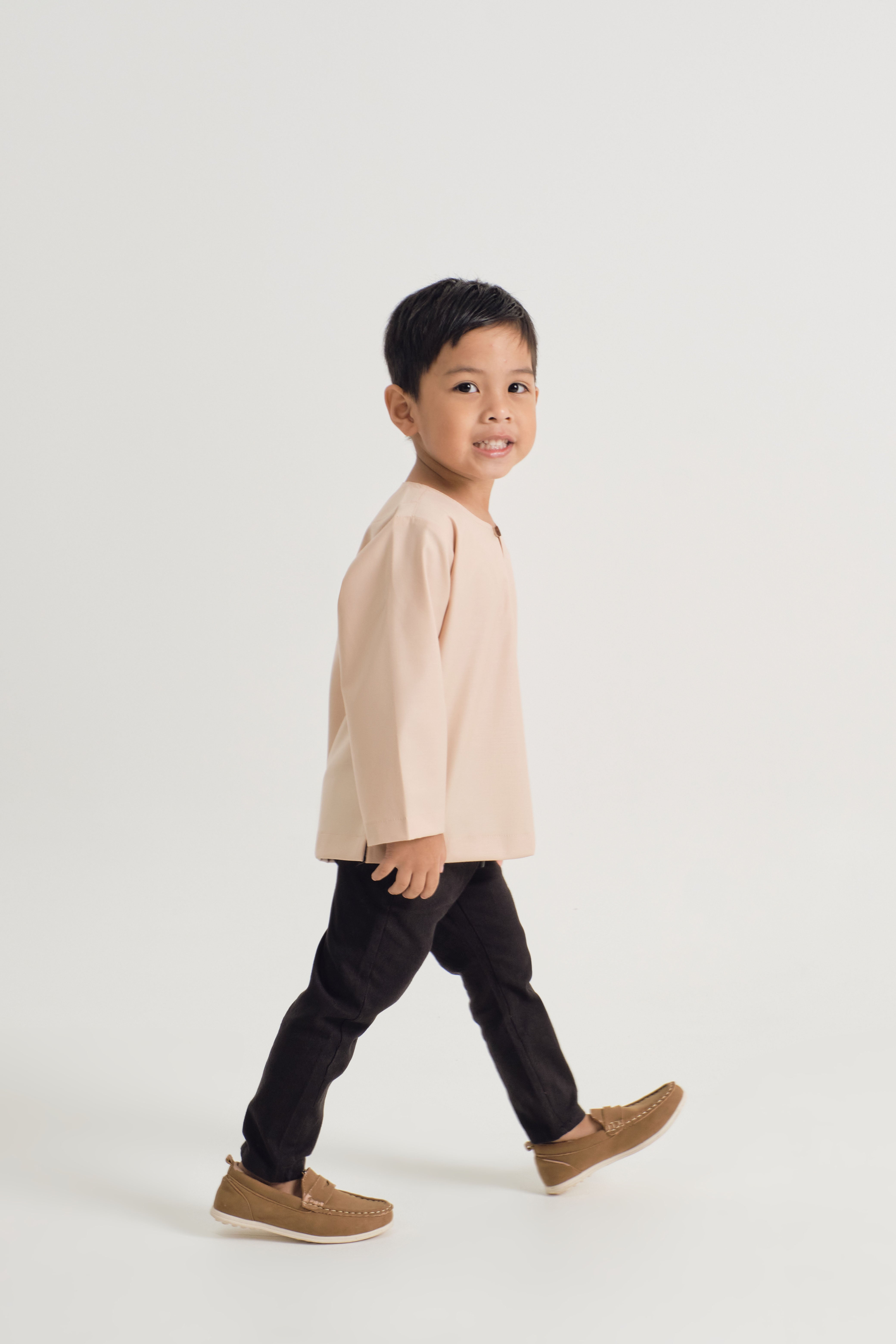 Patawali Boys Top - Soft Peach