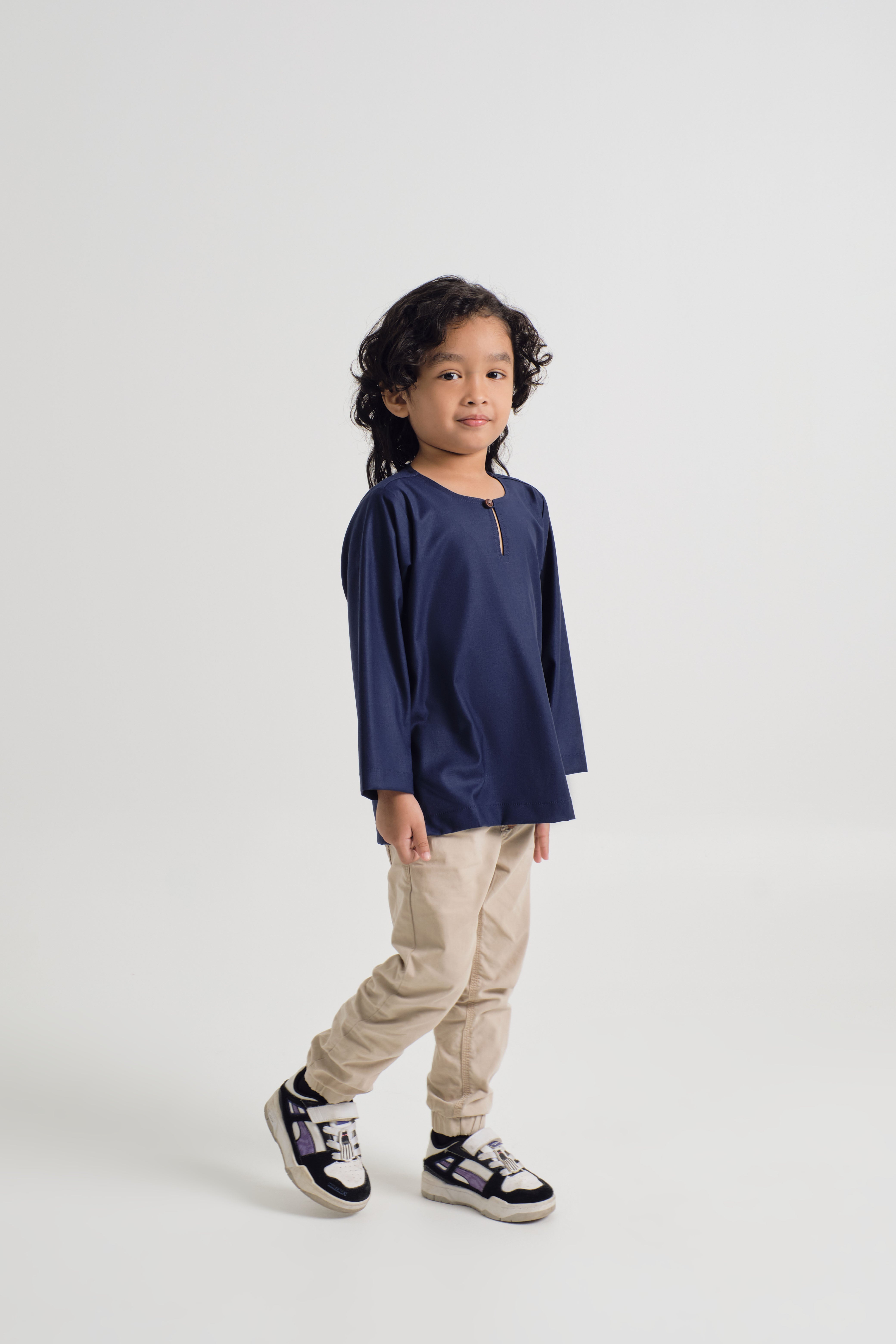 Patawali Boys Top - Dark Navy