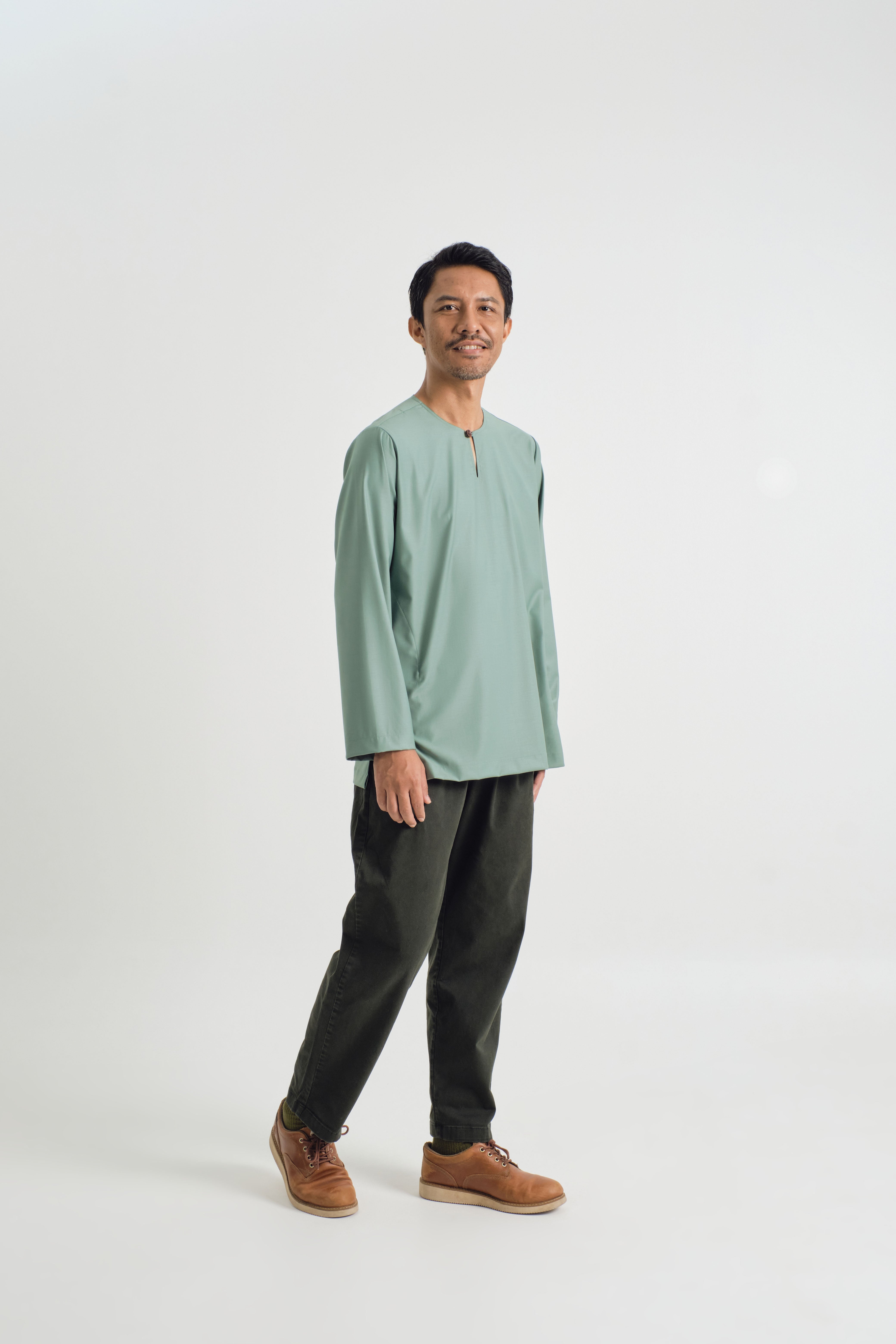 Patawali Top - Soft Teal Green