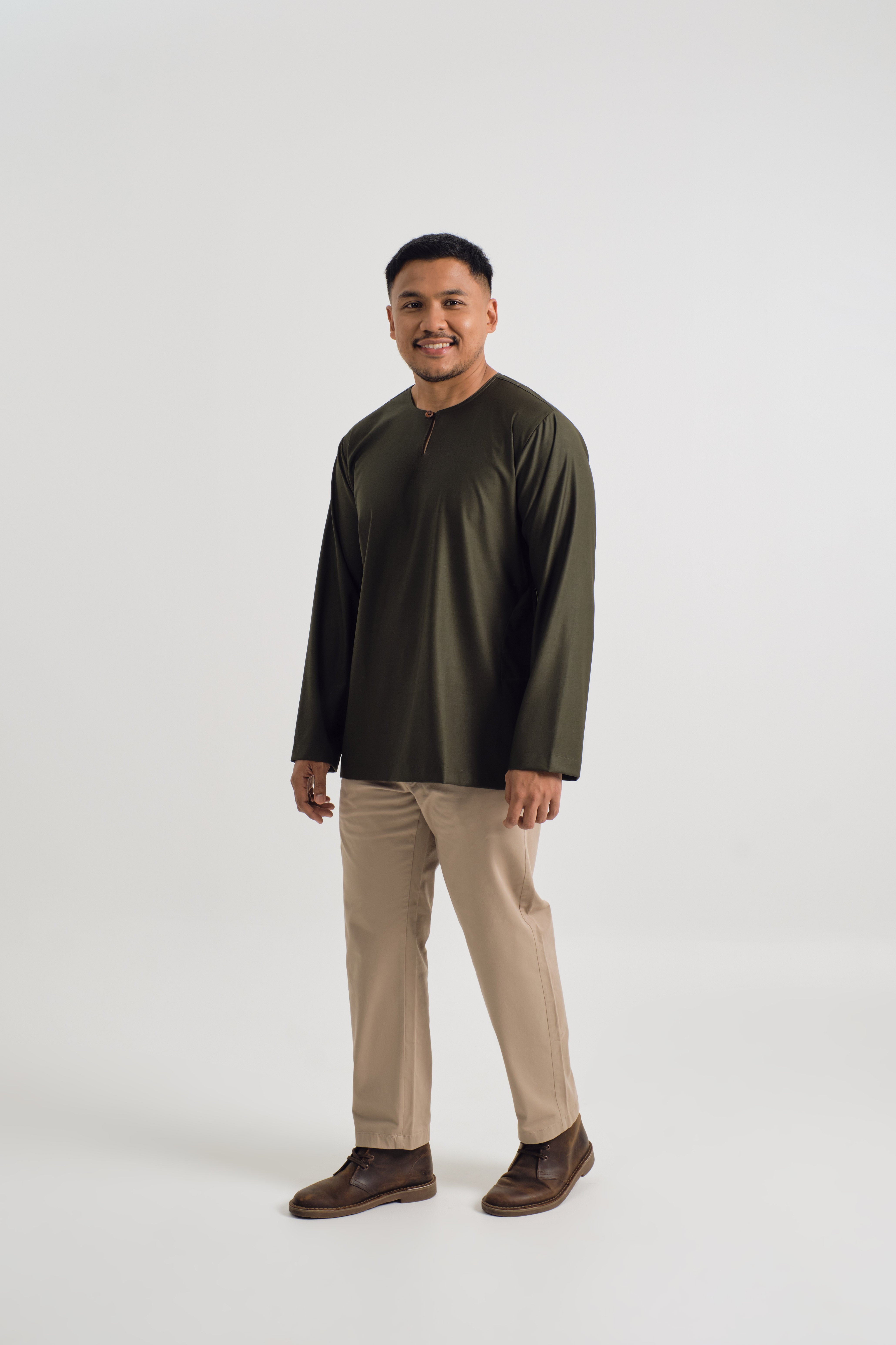 Patawali Top - Dark Army Green