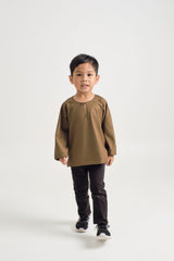 Patawali Boys Top - Walnut