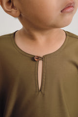 Patawali Boys Top - Walnut