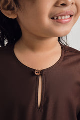 Patawali Boys Top - Dark Brown