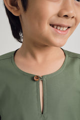Patawali Boys Top - Pickle Green