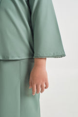 Patawali Girl Kebaya - Soft Teal Green
