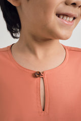 Patawali Boys Top - Pumpkin