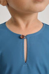 Patawali Boys Top - Ocean Blue