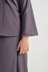 Patawali Girl Kebaya - Lead Grey