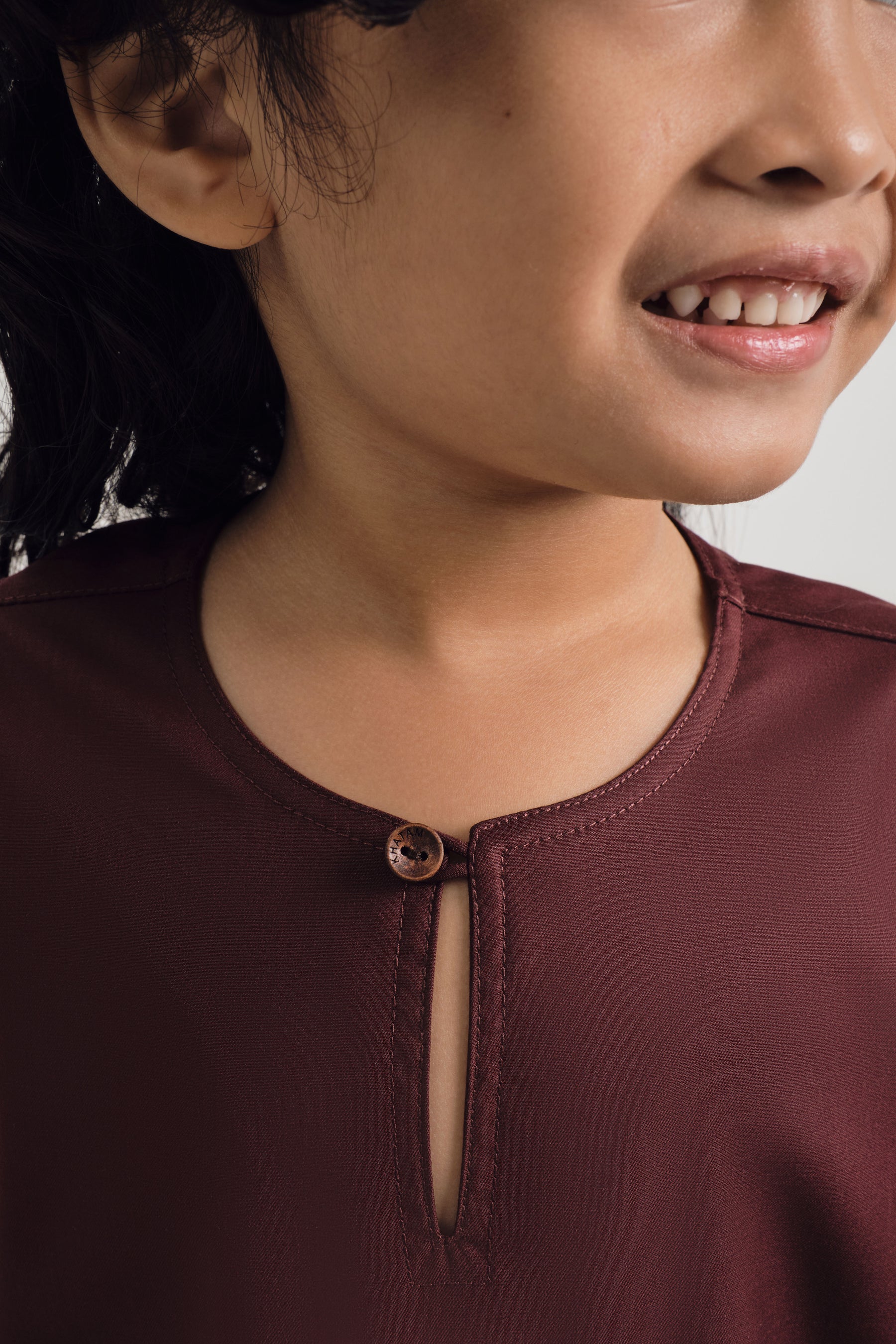 Patawali Boys Top - Burgundy Red