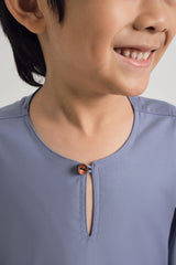 Patawali Boys Top - Stone Blue
