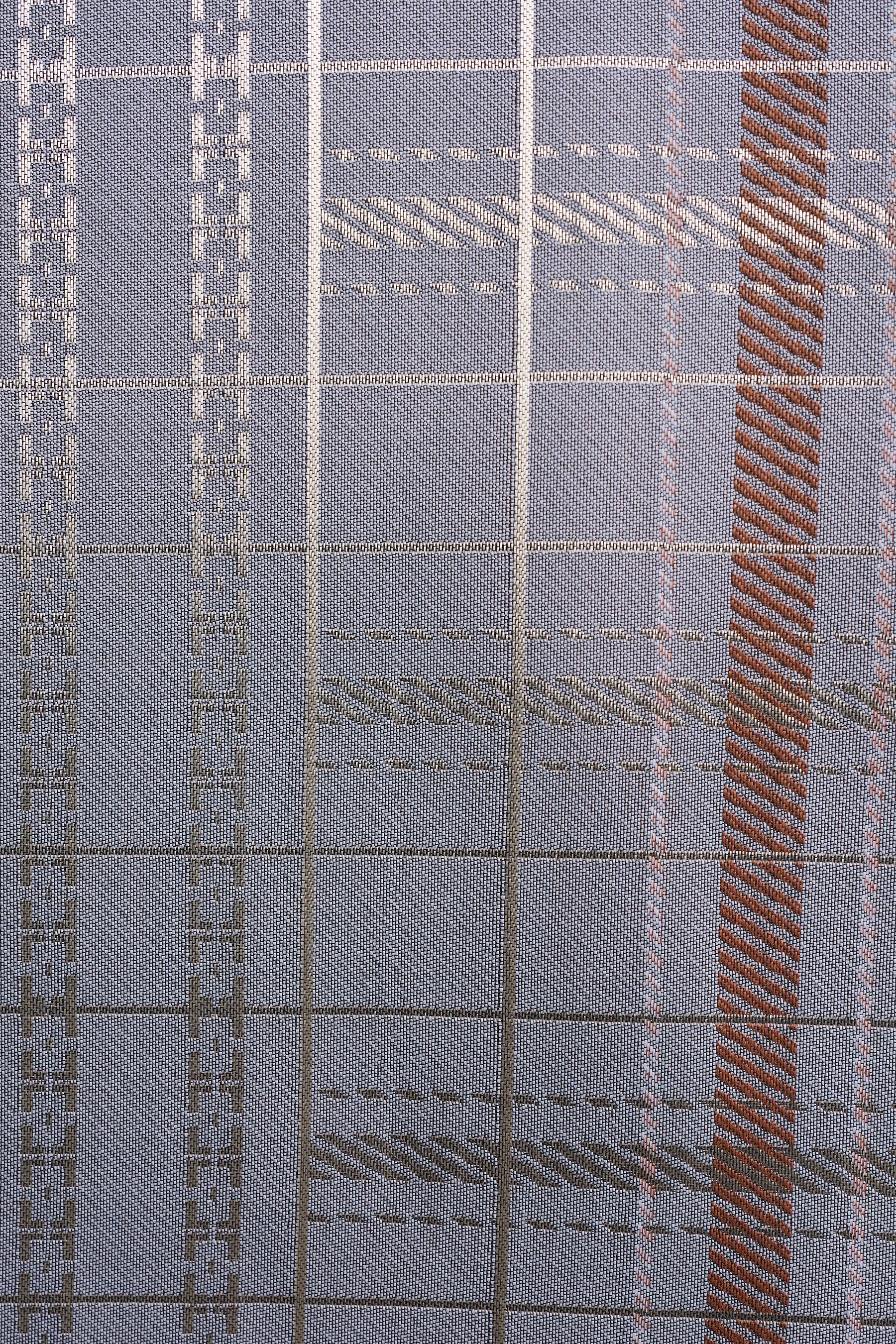 Samping Larik Kekisi - Kelabu