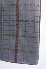 Samping Larik Kekisi - Kelabu