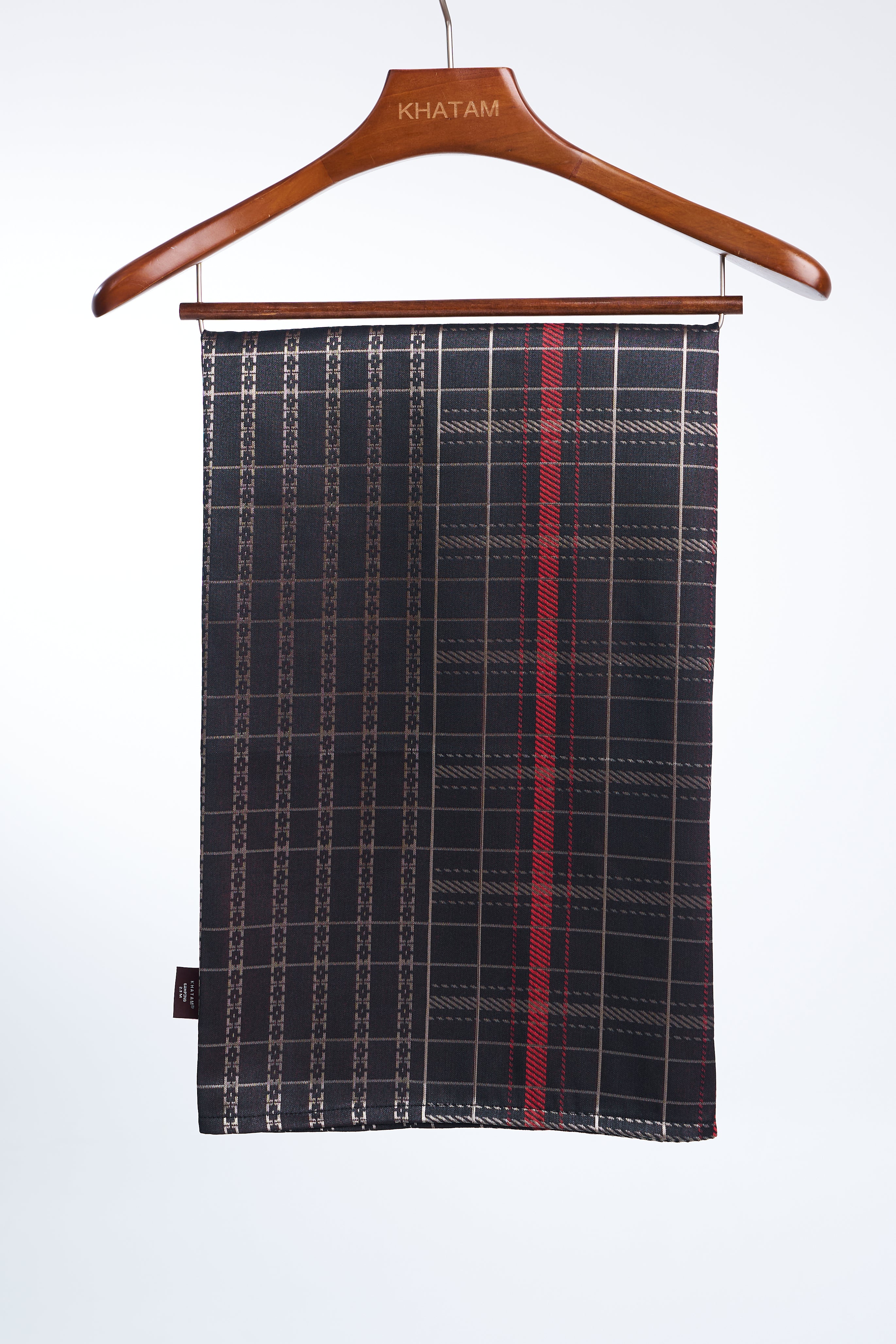 Samping Larik Kekisi - Hitam