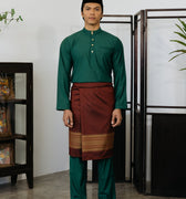 Patawali Baju Melayu Cekak Musang Emerald Green