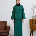 Patawali Baju Kurung Emerald Green