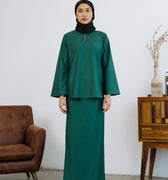 Patawali Baju Kurung Emerald Green