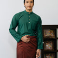 Patawali Baju Melayu Cekak Musang Emerald Green