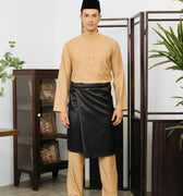 Patawali Baju Melayu Cekak Musang Tan Brown