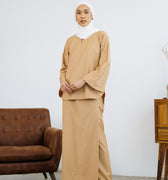 Patawali Baju Kurung Tan Brown