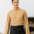 Patawali Baju Melayu Cekak Musang Tan Brown