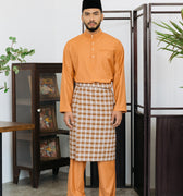 Patawali Baju Melayu Cekak Musang Copper Brown