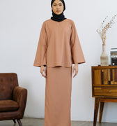 Patawali Baju Kurung Almond Brown