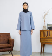 Patawali Baju Kurung Pewter Grey