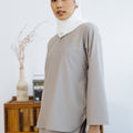 Patawali Baju Kurung Coin Grey