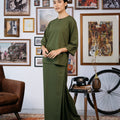 Nadim Women Baju Kurung Pine Green